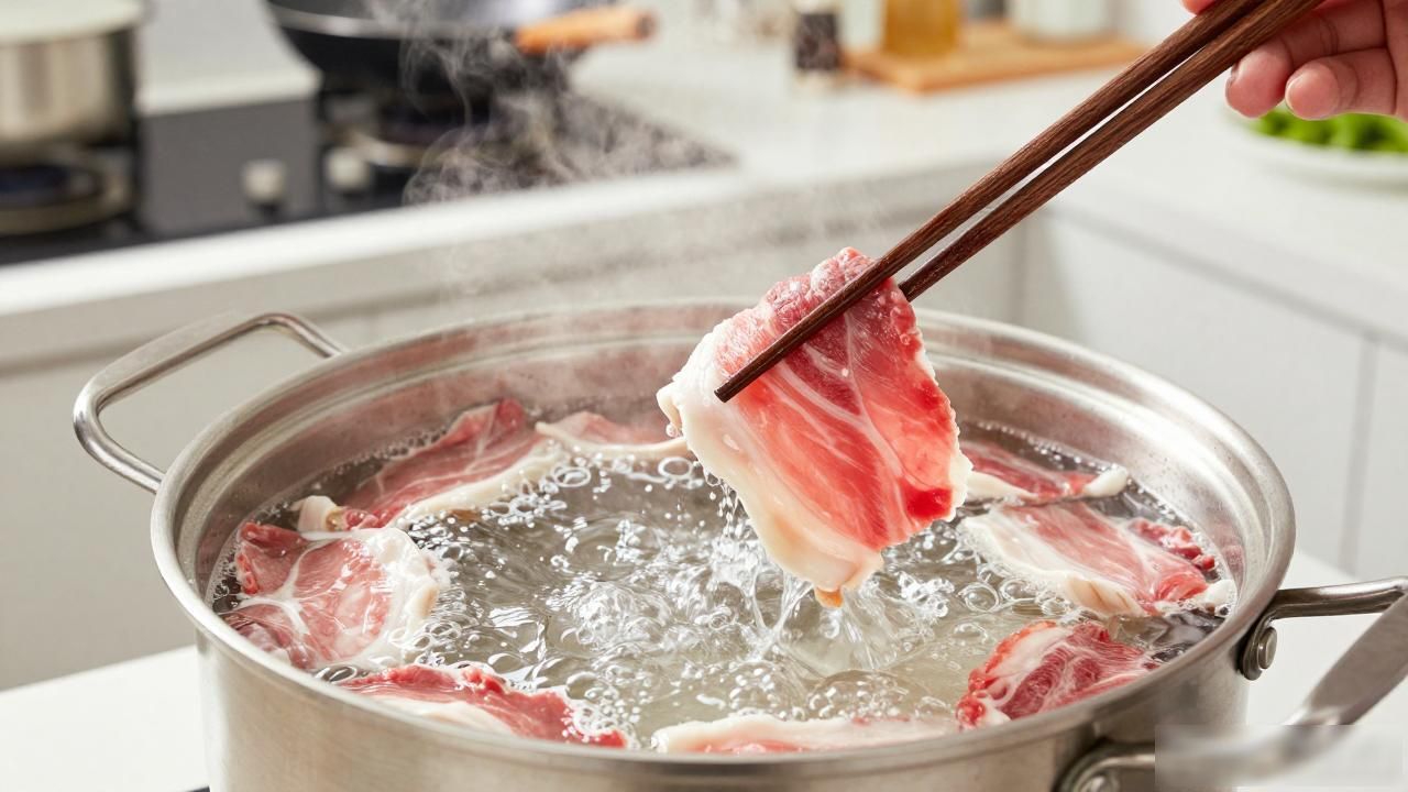 丝瓜汆肉片怎么做？视频教你零失败
